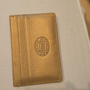 Roots Silver Metallic Card Holder